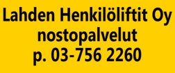 Lahden Henkilöliftit Oy logo